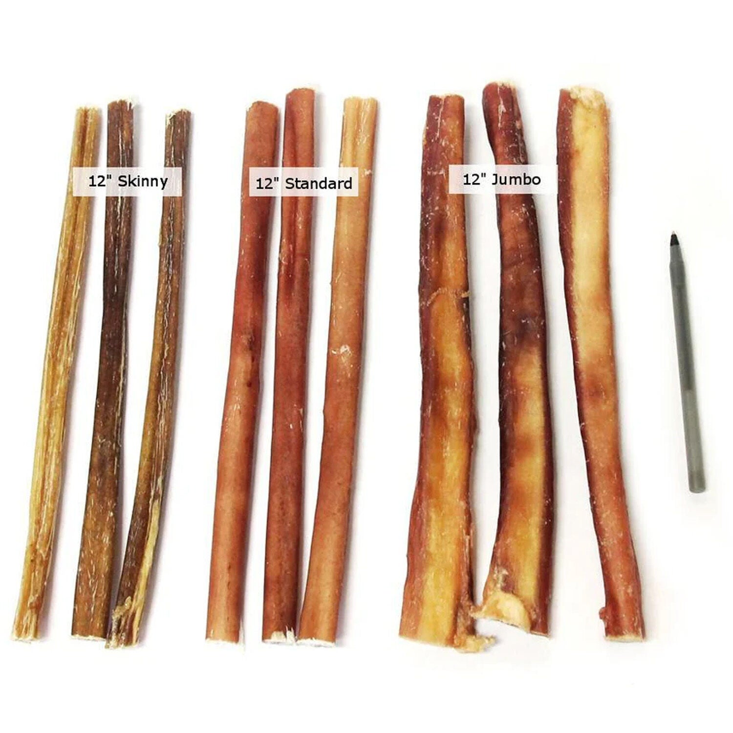 Performatrin Ultra Odor-Free Standard Bully Stick Dog Treats, 12"