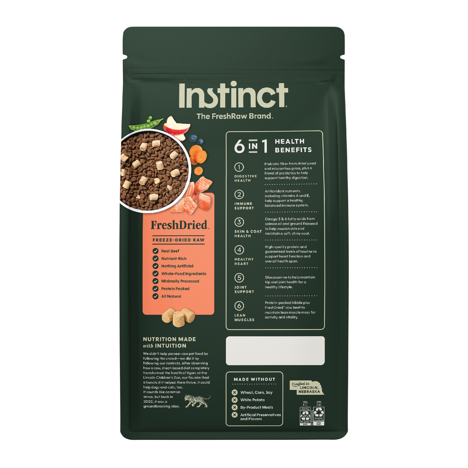 Instinct Raw Boost Grain-Free Recipe With Real Salmon Dry Dog Food, 3.5-Lb