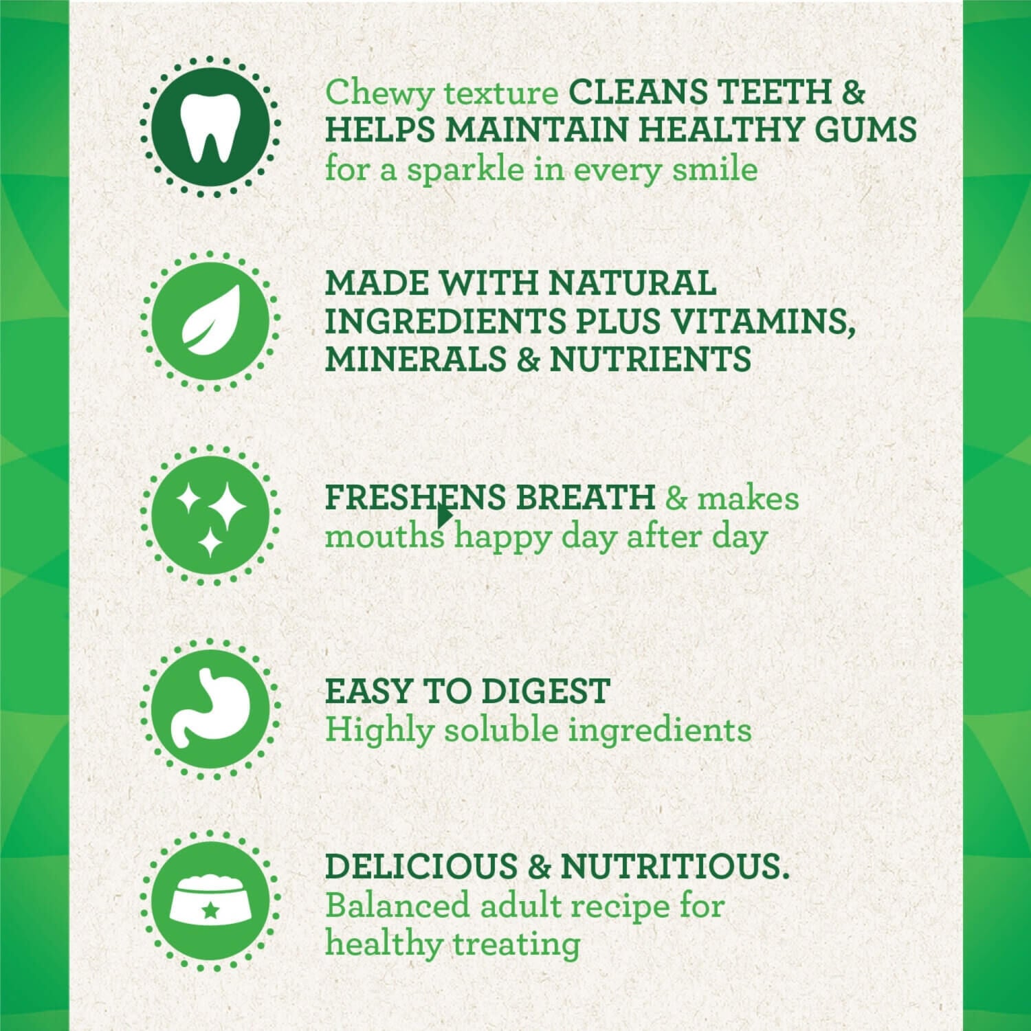 Greenies Natural Dental Care Dog Treats, Teenie , 3 Flavor Variety Pack