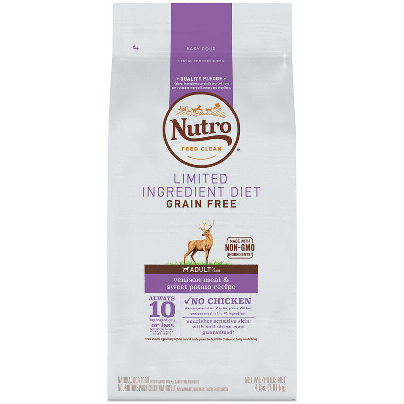 Nutro Limited Ingredient Diet Adult Venison Meal & Sweet Potato Recipe Dog Food image number 1