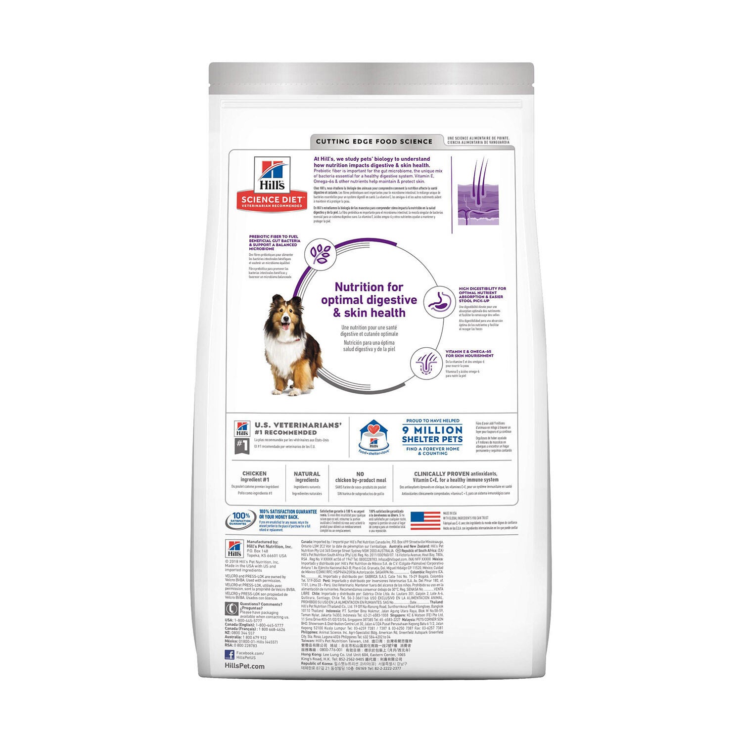 Hill's Science Diet Adult Sensitive Stomach & Skin Dry Dog Food