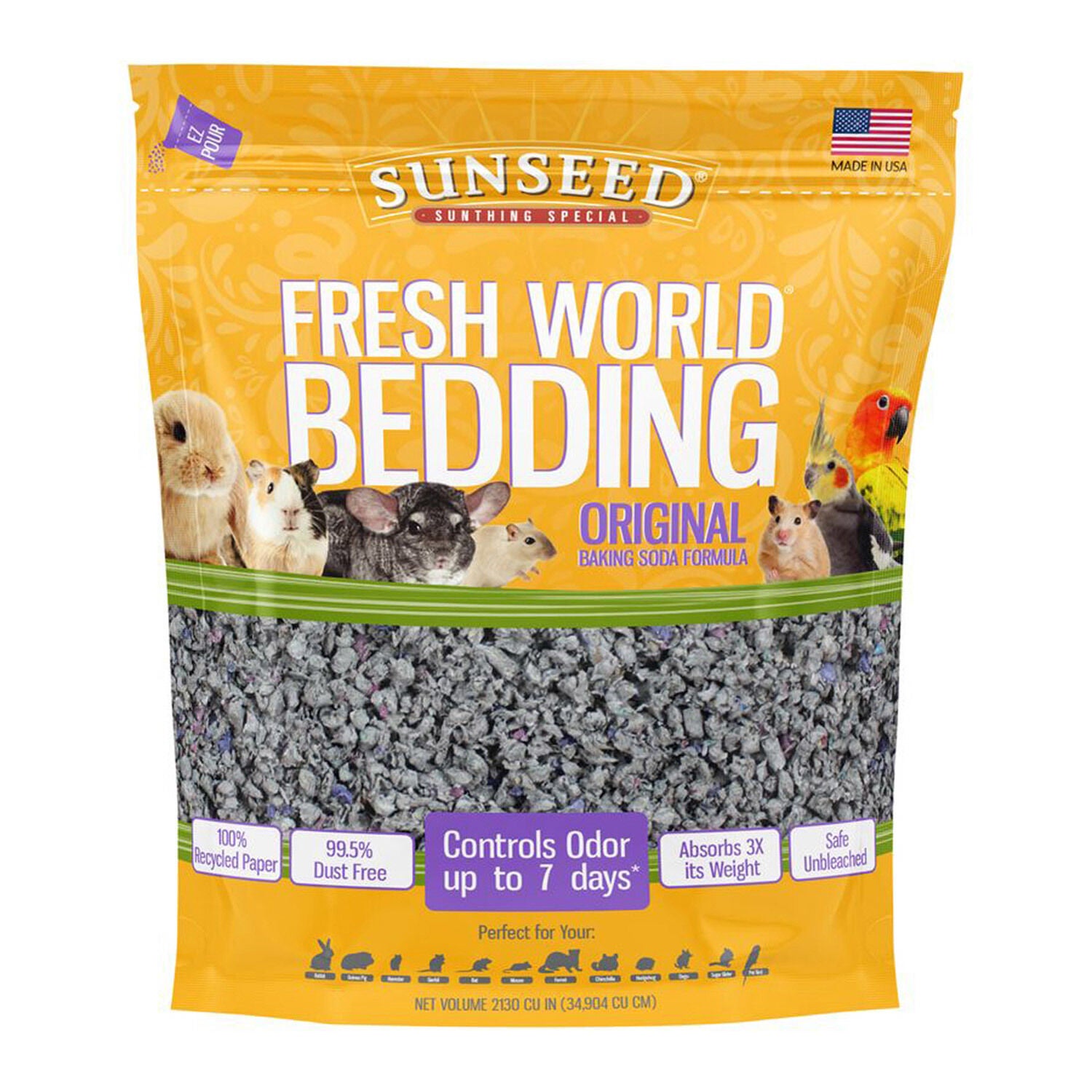 Fresh World Grey Small Animal Bedding