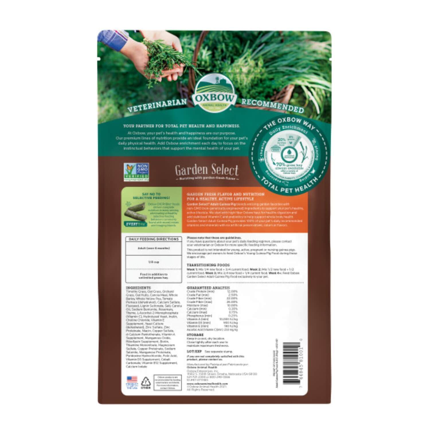 Oxbow Garden Select Adult Guinea Pig Food