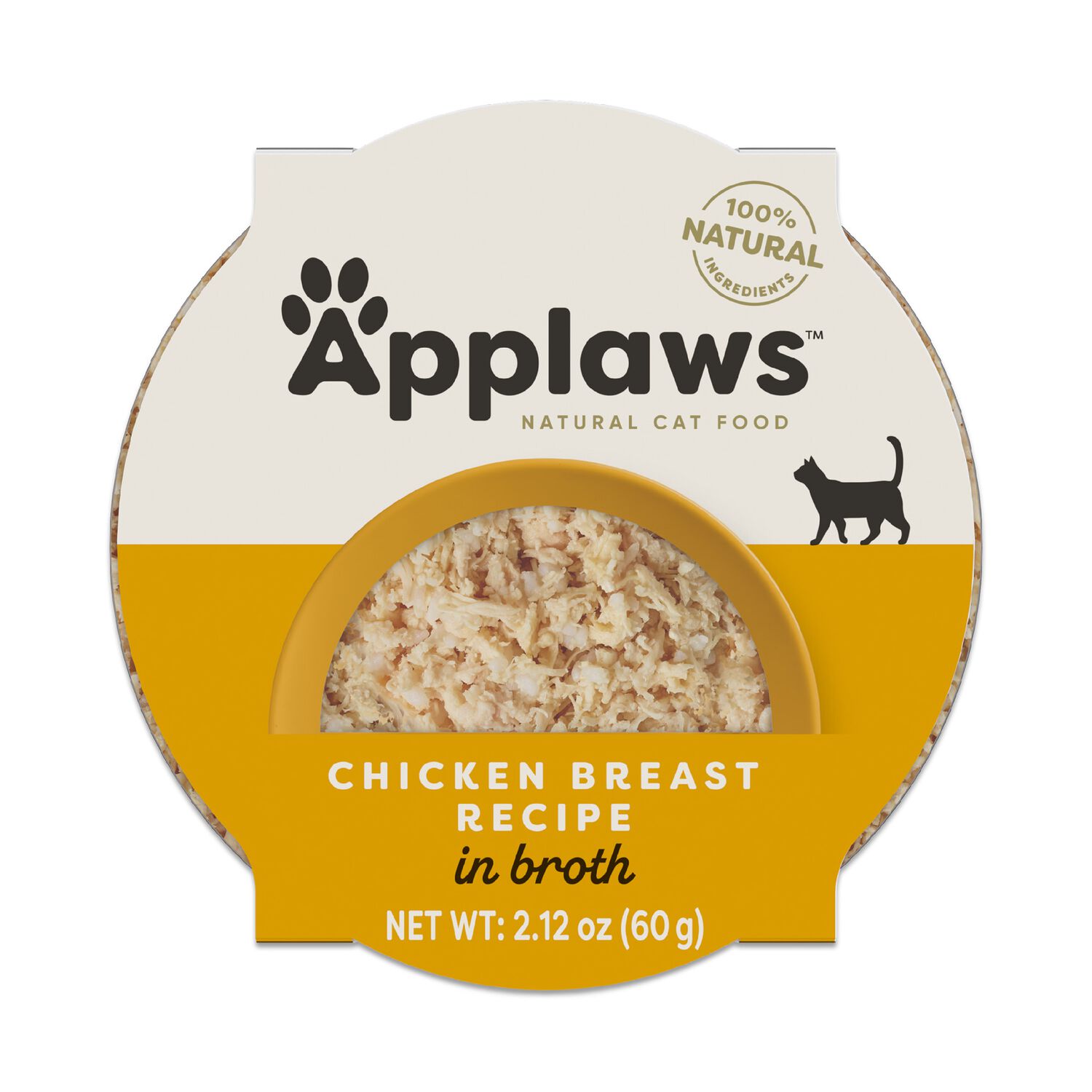 Applaws Natural Limited Ingredient Chicken Breast In Broth Wet Cat Food, 2.12-Oz