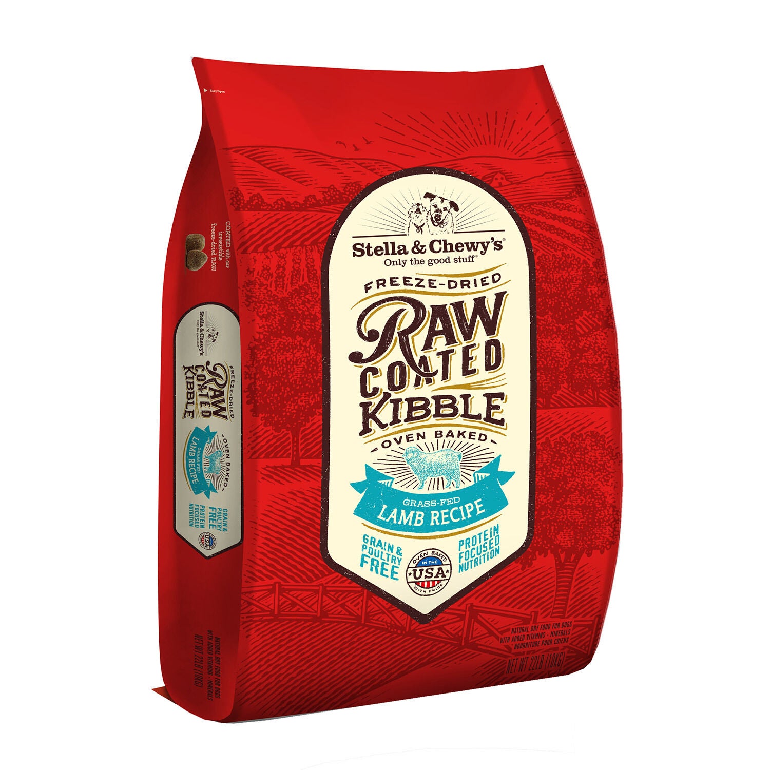 Stella & Chewy's Raw Coated Grass Fed Lamb Recipe Dog Food