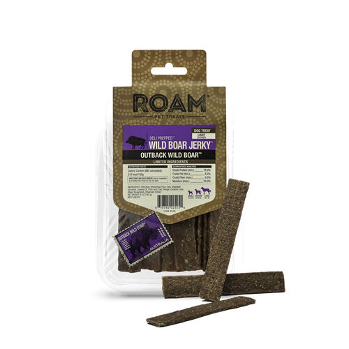Roam Limited Ingredient Wild Boar Jerky Dog Treats