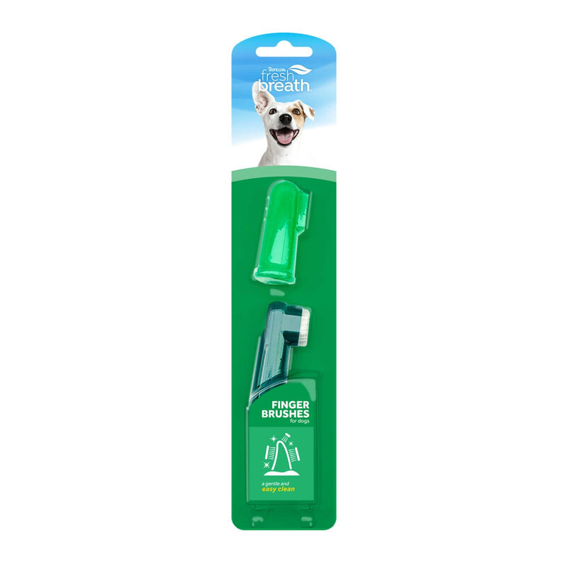 Tropiclean Fresh Breath Dental Care Finger Brushes For Dogs