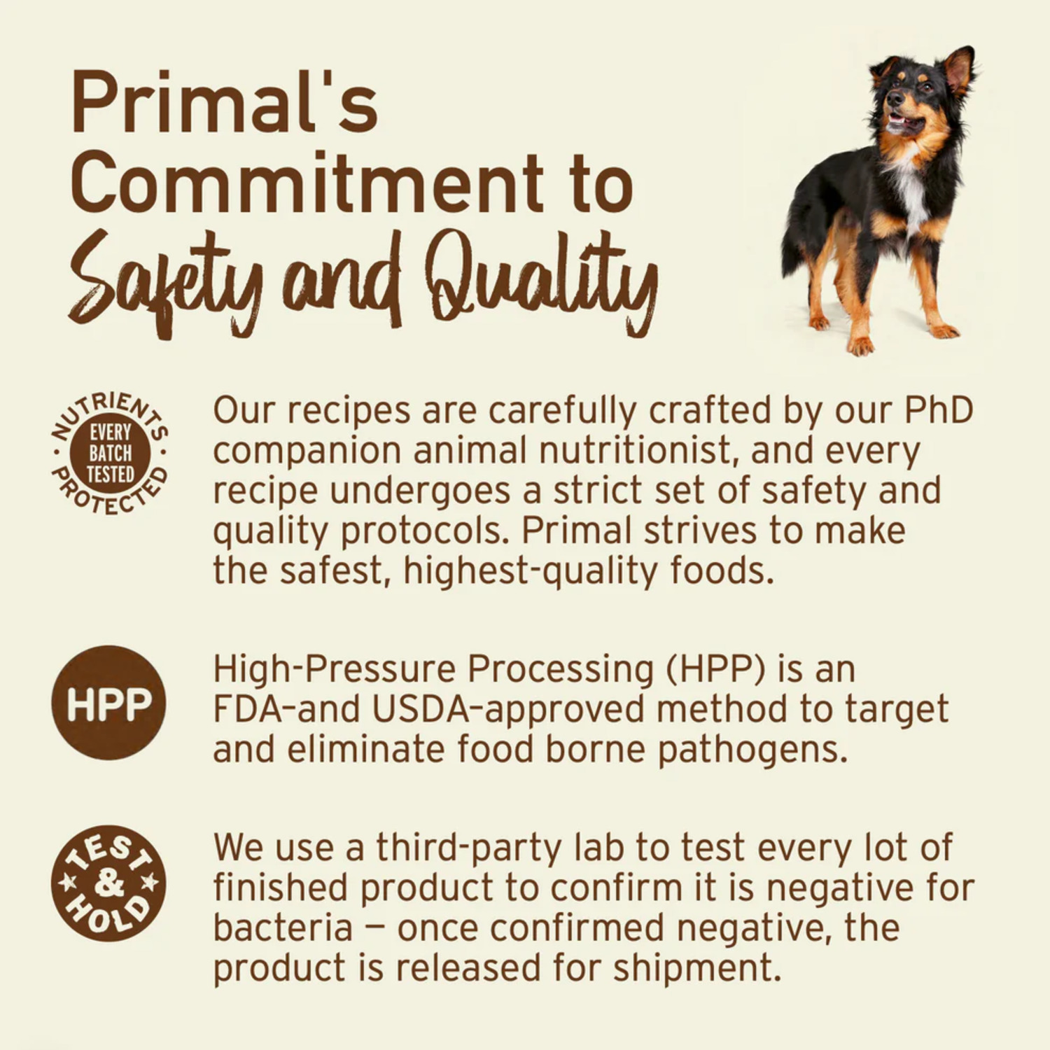 Primal Raw Patties Beef Frozen Dog Food, 18-Lb