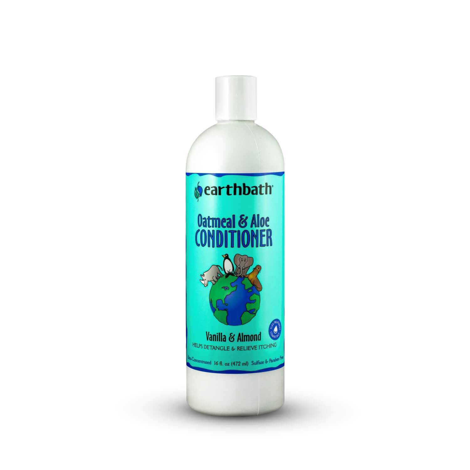 Earthbath Oatmeal & Aloe Dog & Cat Conditioner, Vanilla & Almond