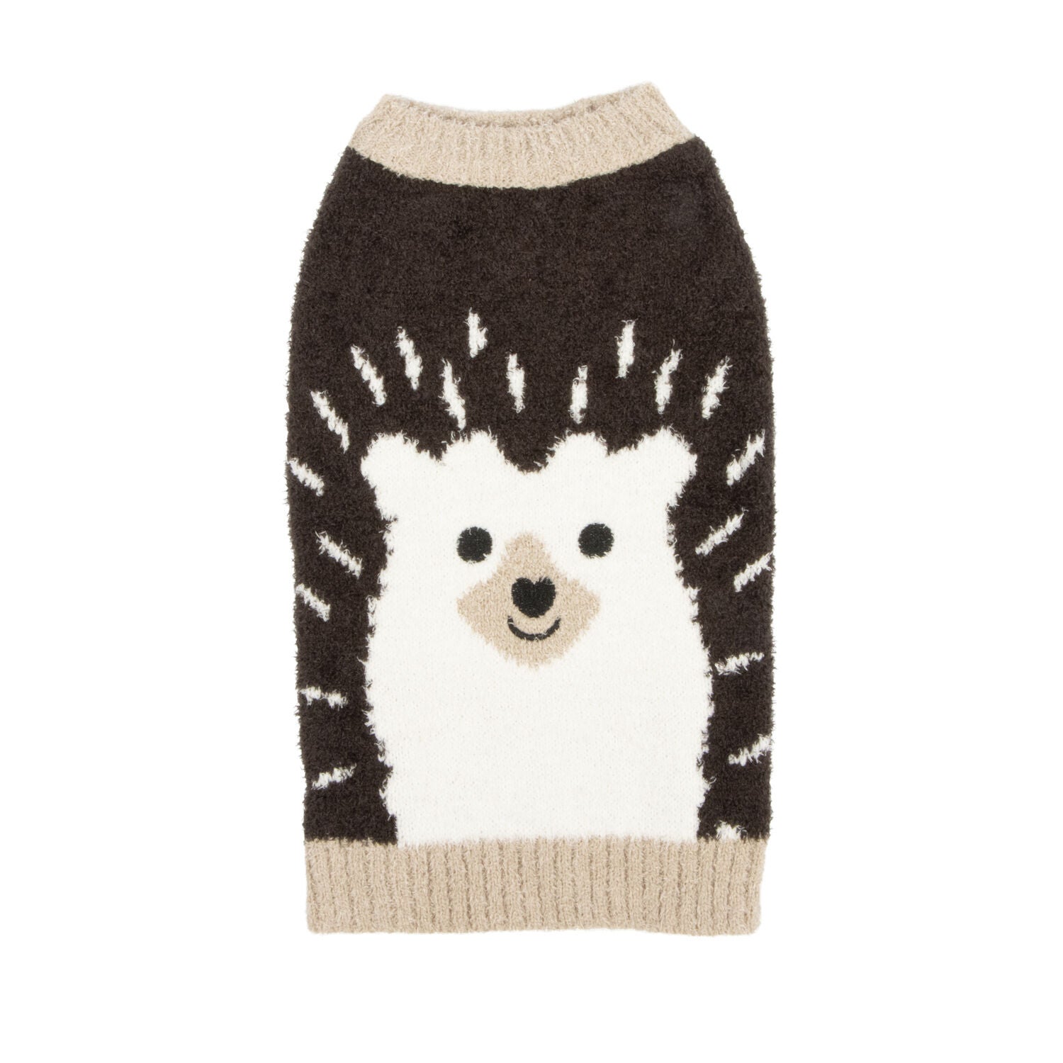 Simply Dog Fuzzy Hedgehog Dog Sweater, Large