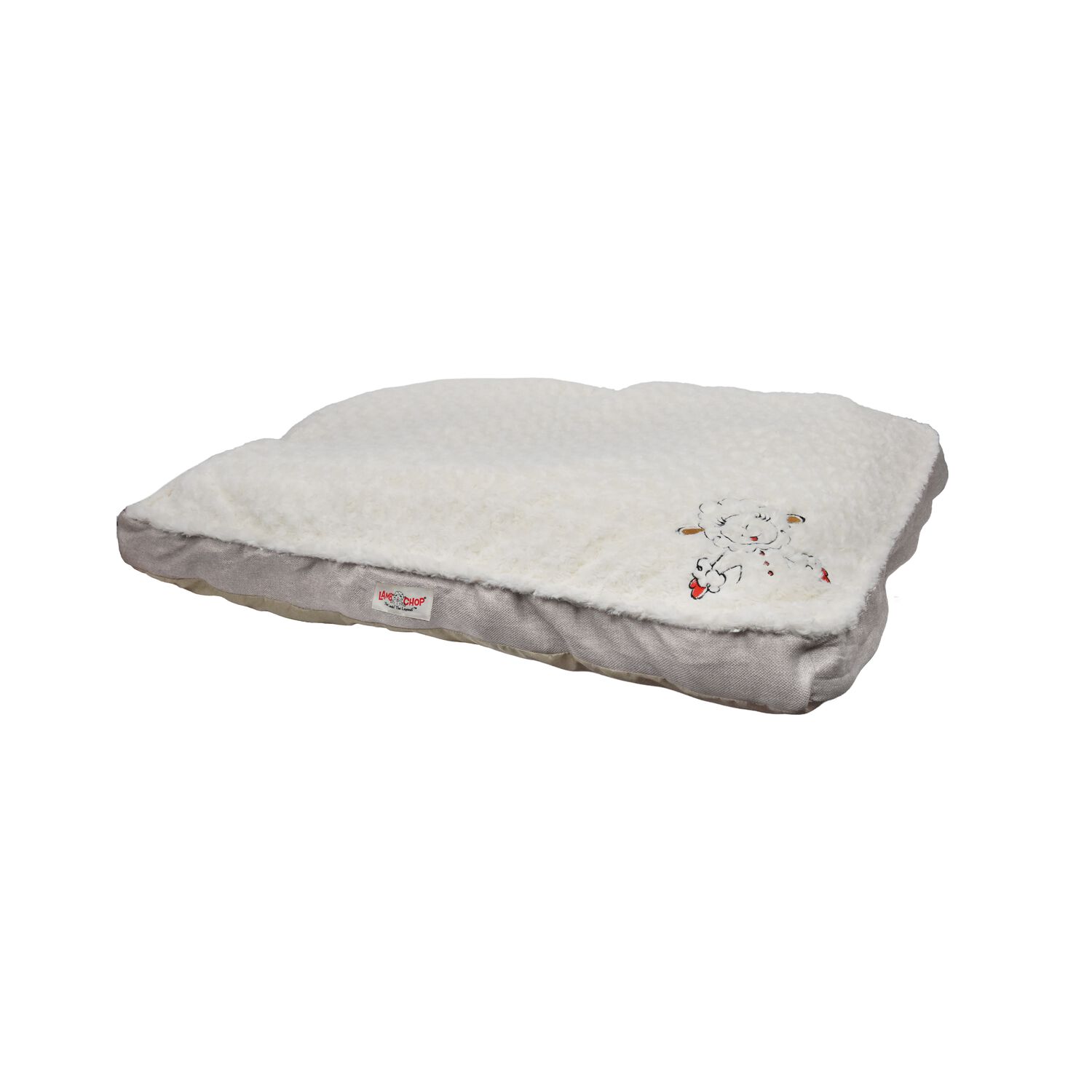 Multipet Lamb Chop Gusset Plush Dog Bed, 36 Inches