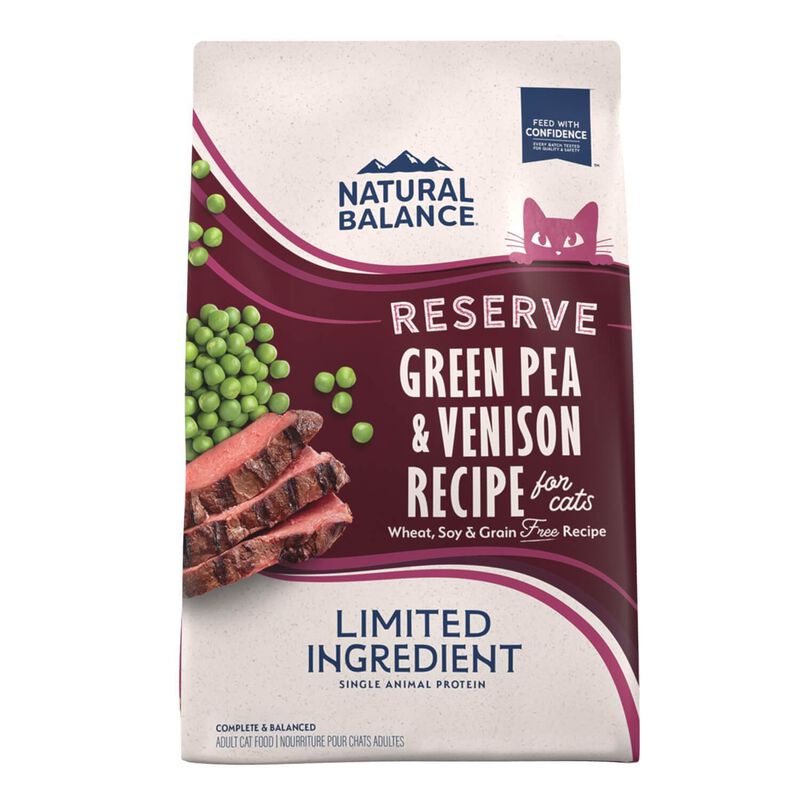 Natural Balance Limited Ingredient Reserve Green Pea & Venison Recipe Dry Cat Food