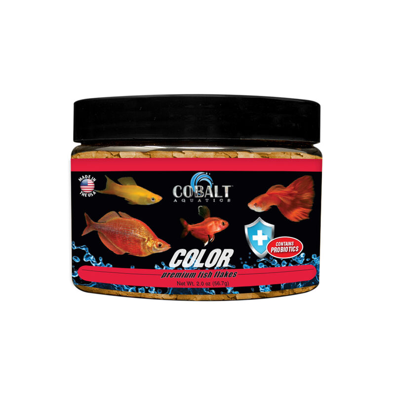 Color Flakes With Probiotics Fish Food image number 1