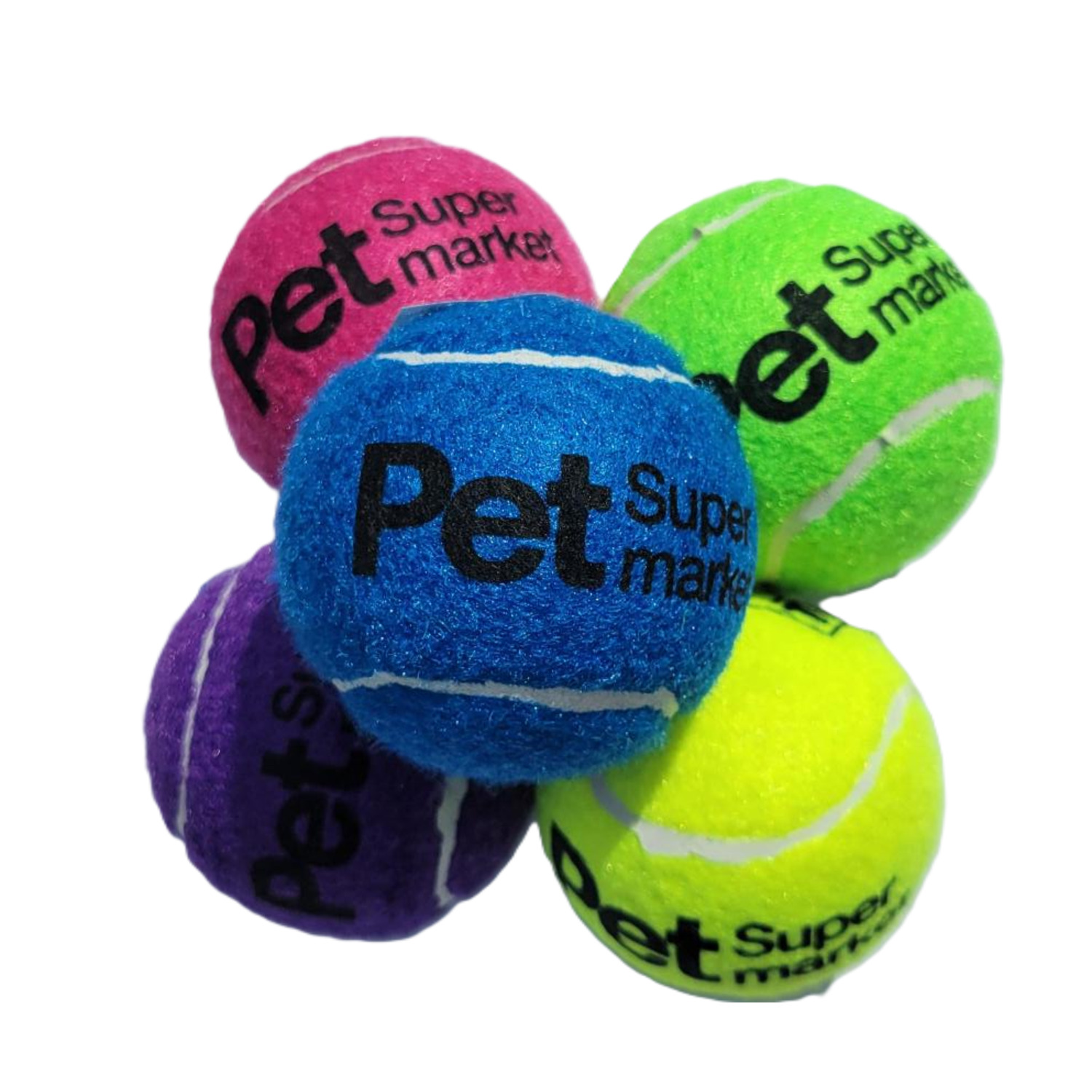 Pet Supermarket Tuff Ball Tennis Ball Dog Toy