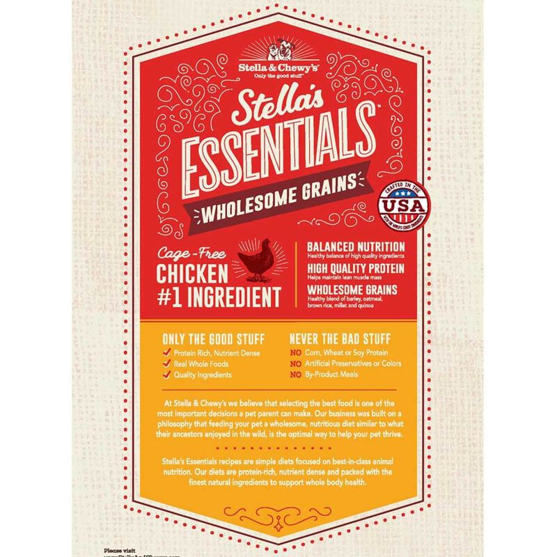 Stella & Chewy'S Stella'S Essentials Wholesome Grains Cage Free Chicken & Ancient Grains Recipe Dry Dog Food