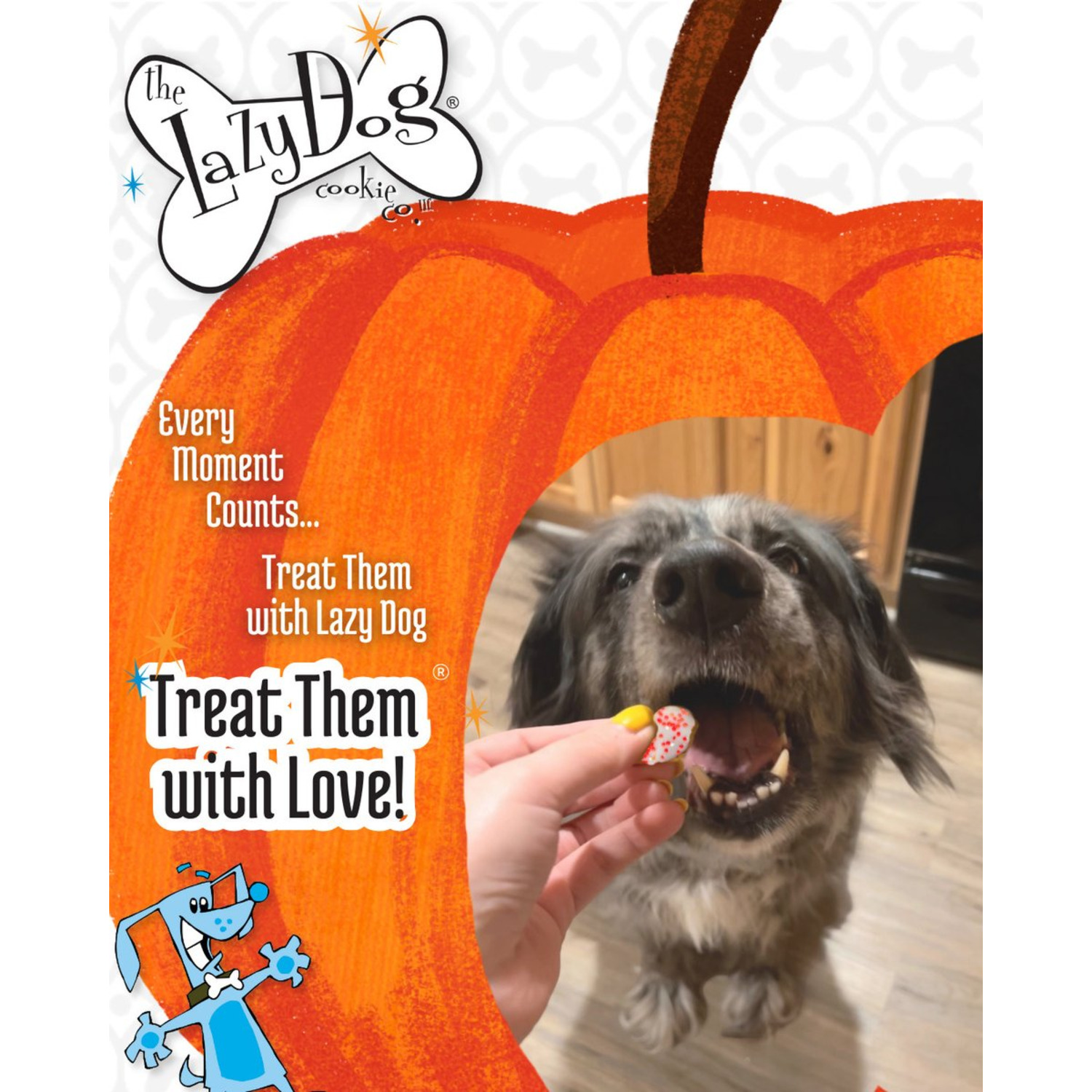 The Lazy Dog Cookie Co Homestyle Pumpkin Pup-Pie Dog Treat