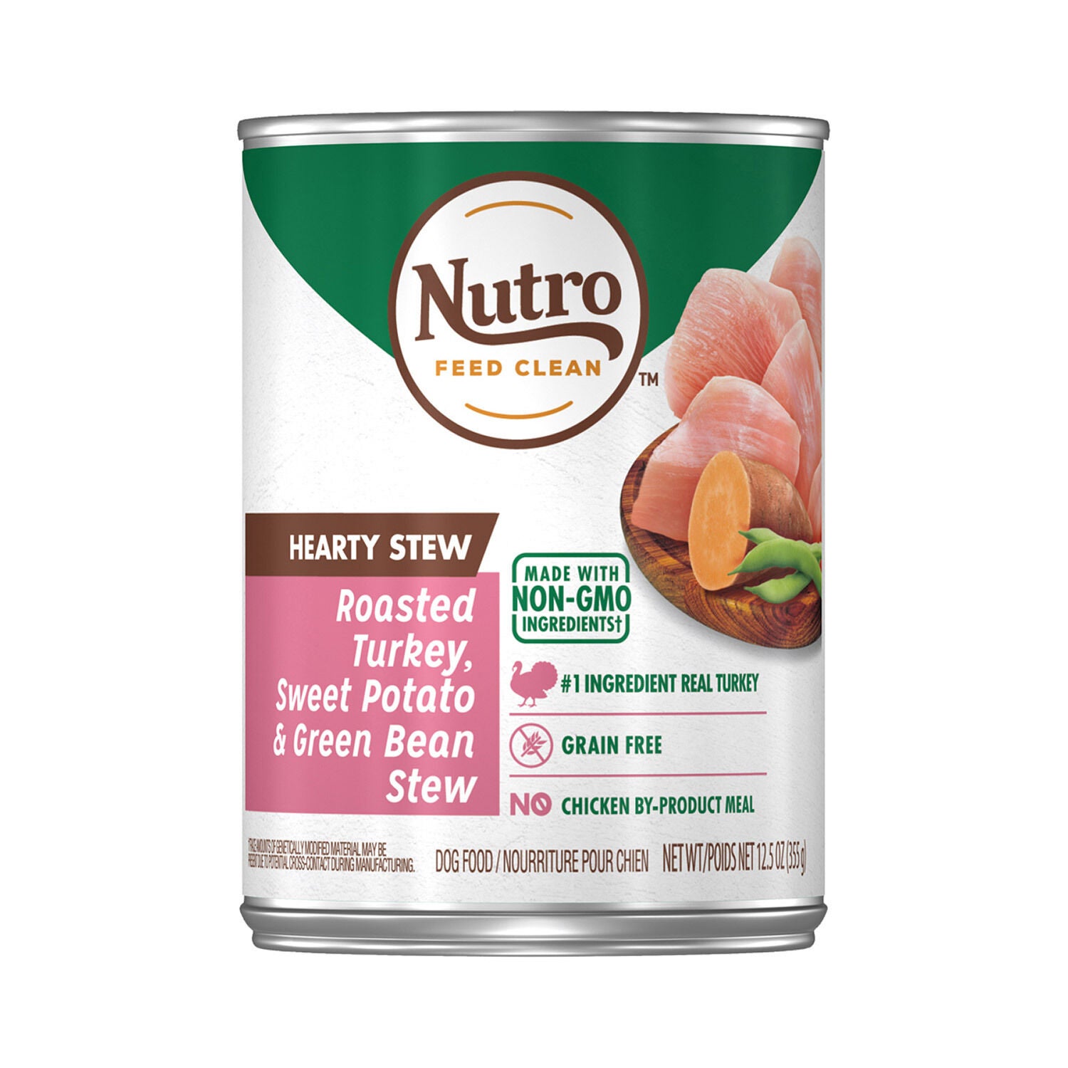 Nutro Hearty Stew Roasted Turkey, Sweet Potato & Green Bean Stew Dog Food