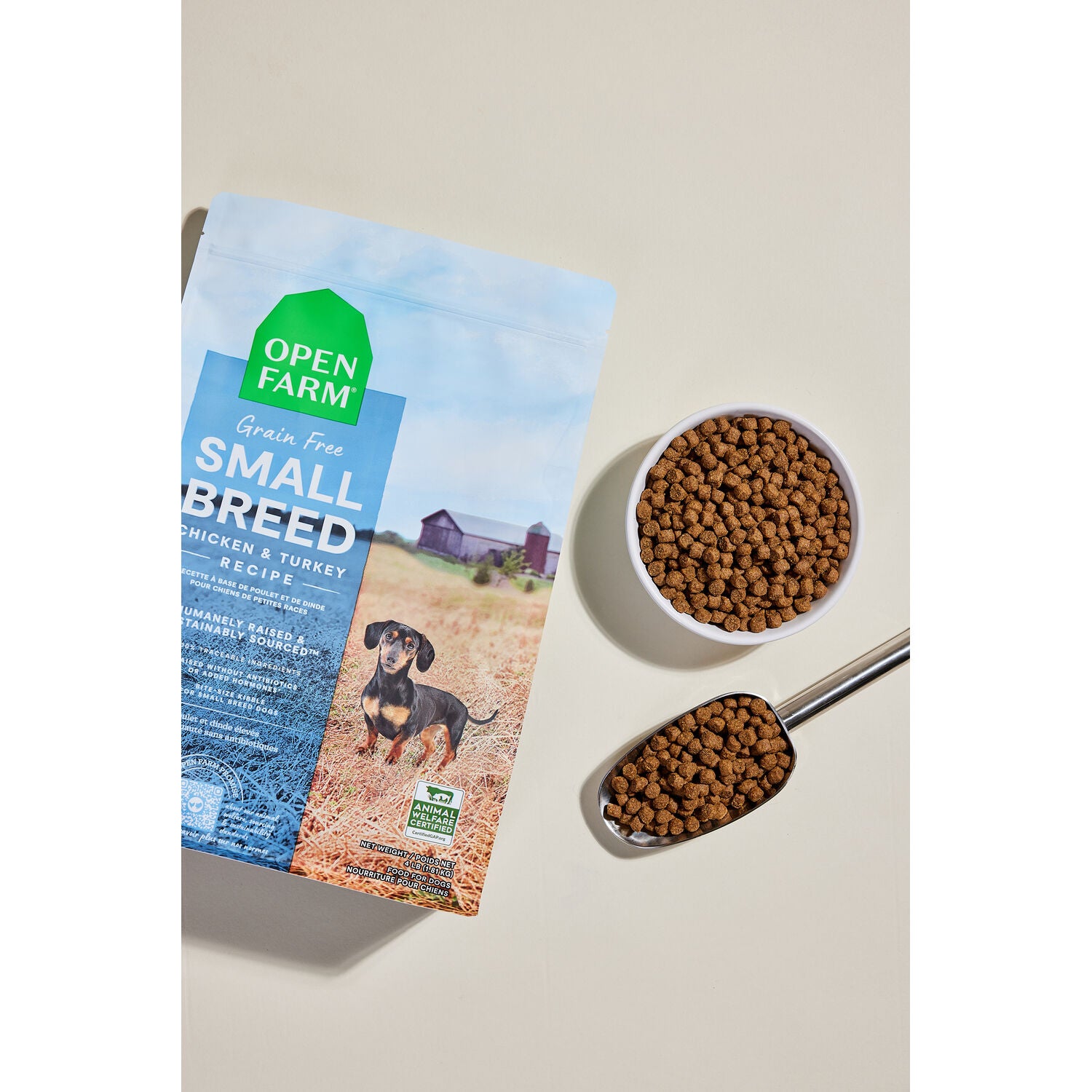 Open Farm Small Breed Grain Free Chicken & Turkey Dry Dog Food, 4-Lb.