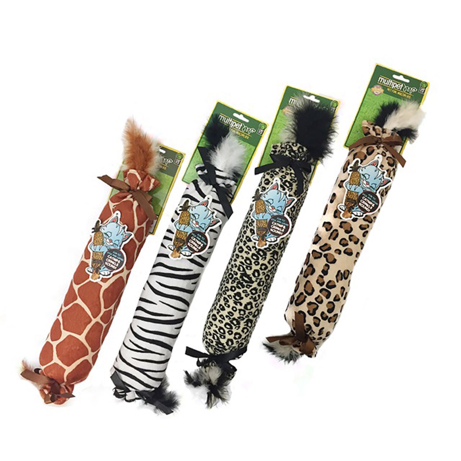Katz Kuddlerz Safari Assorted Styles 17in Pet Supermarket