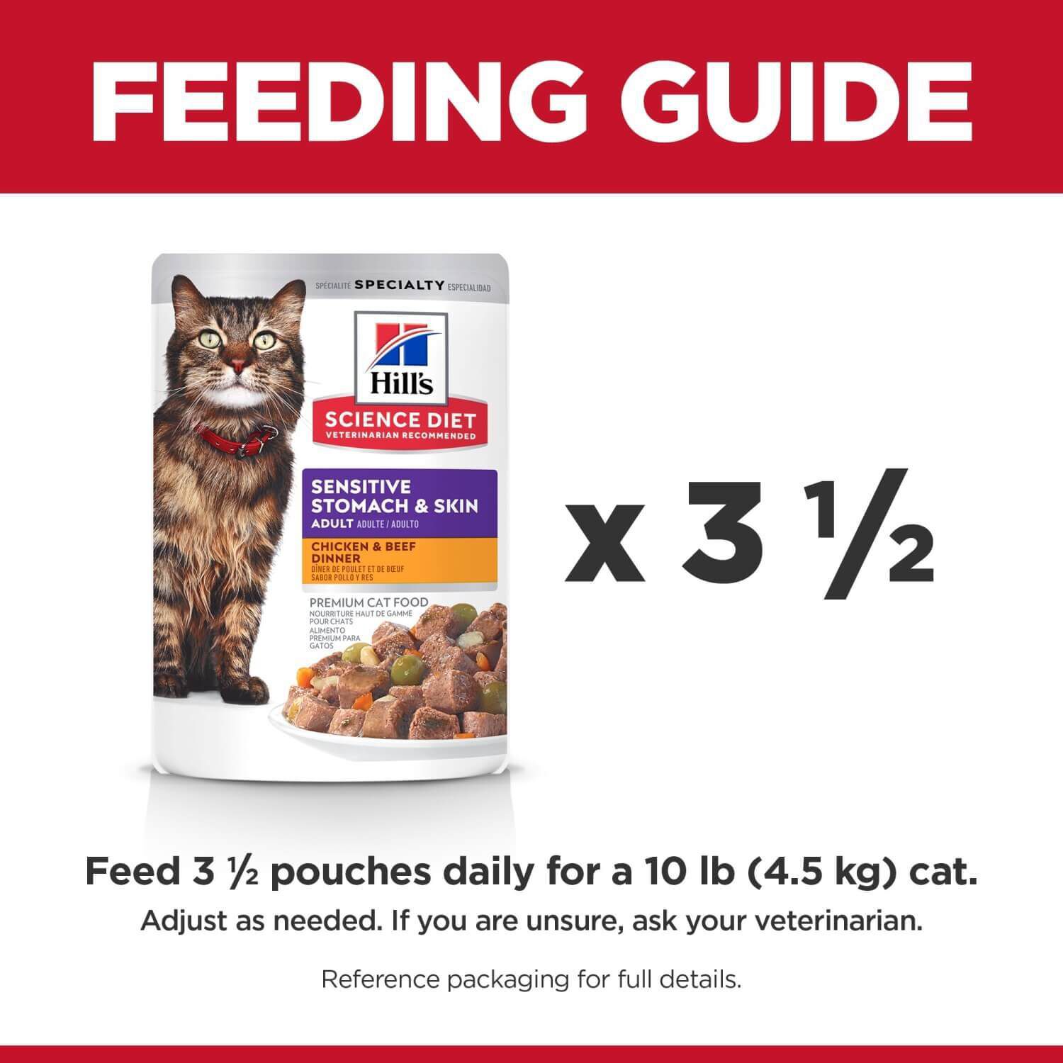 Hill's Science Diet Adult Sensitive Stomach & Skin Chicken & Beef Dinner Wet Cat Food