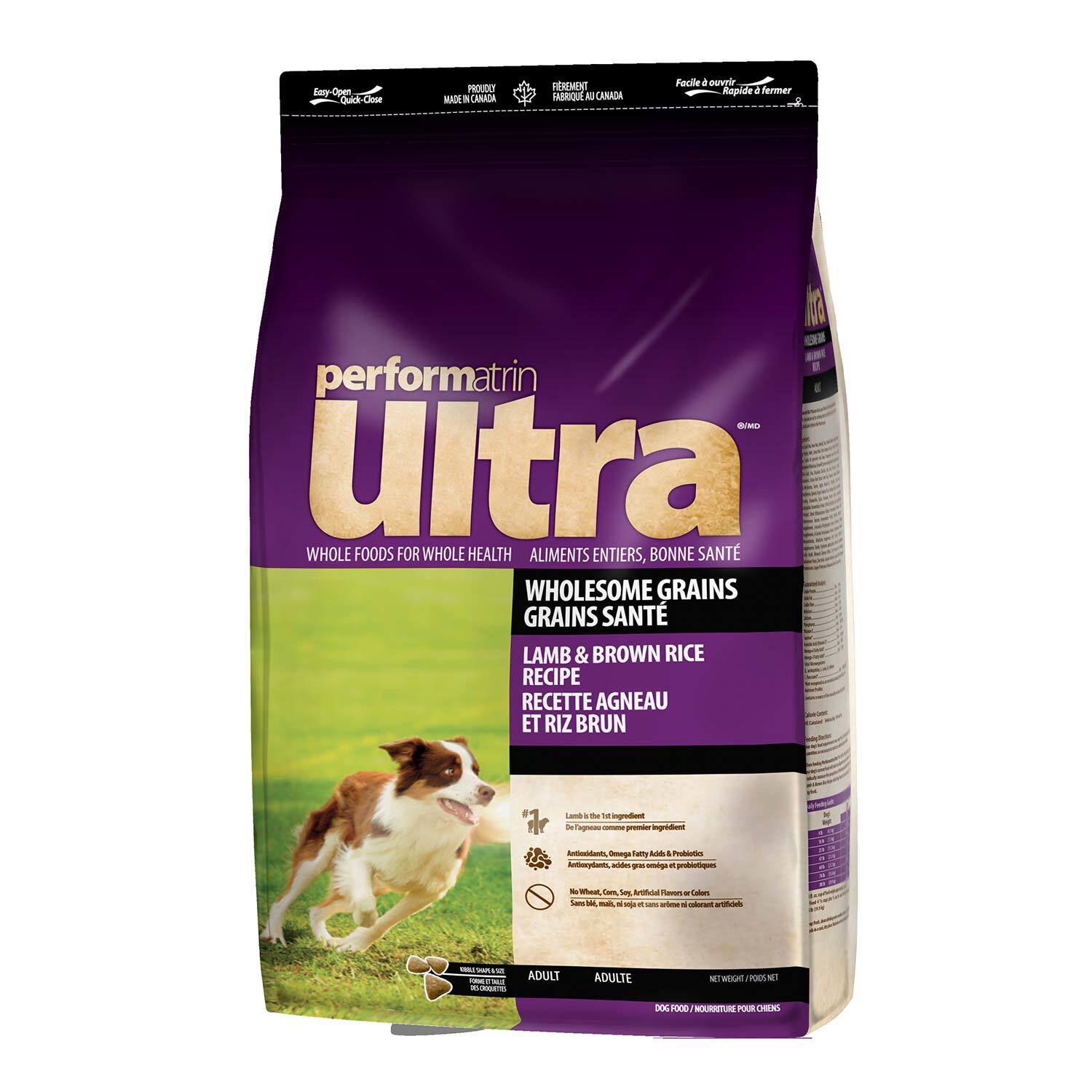 Performatrin Ultra Wholesome Grains Lamb Brown Rice Adult Dry Dog Food 24 lb Pet Supermarket
