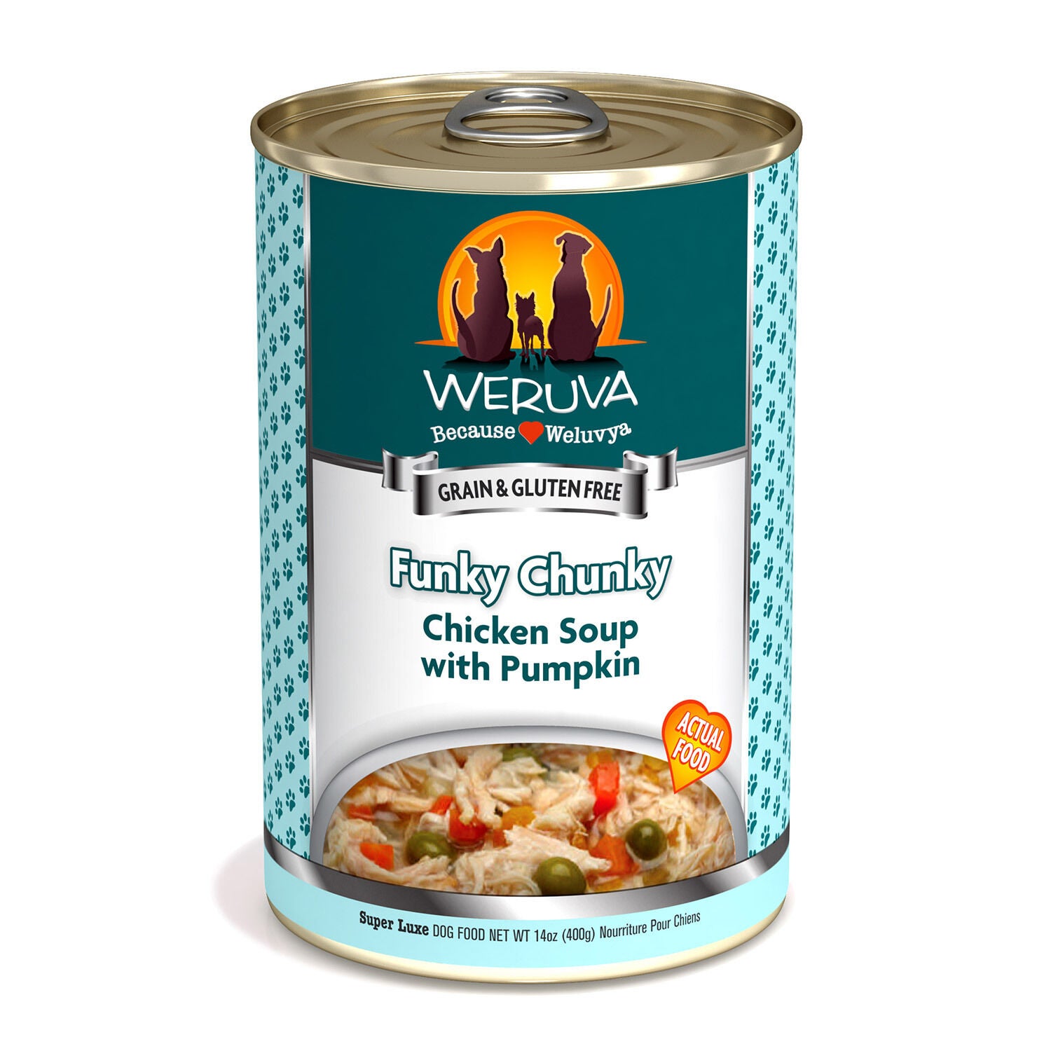 Weruva Funky Chunky Chicken Soup With Pumpkin Dog Food