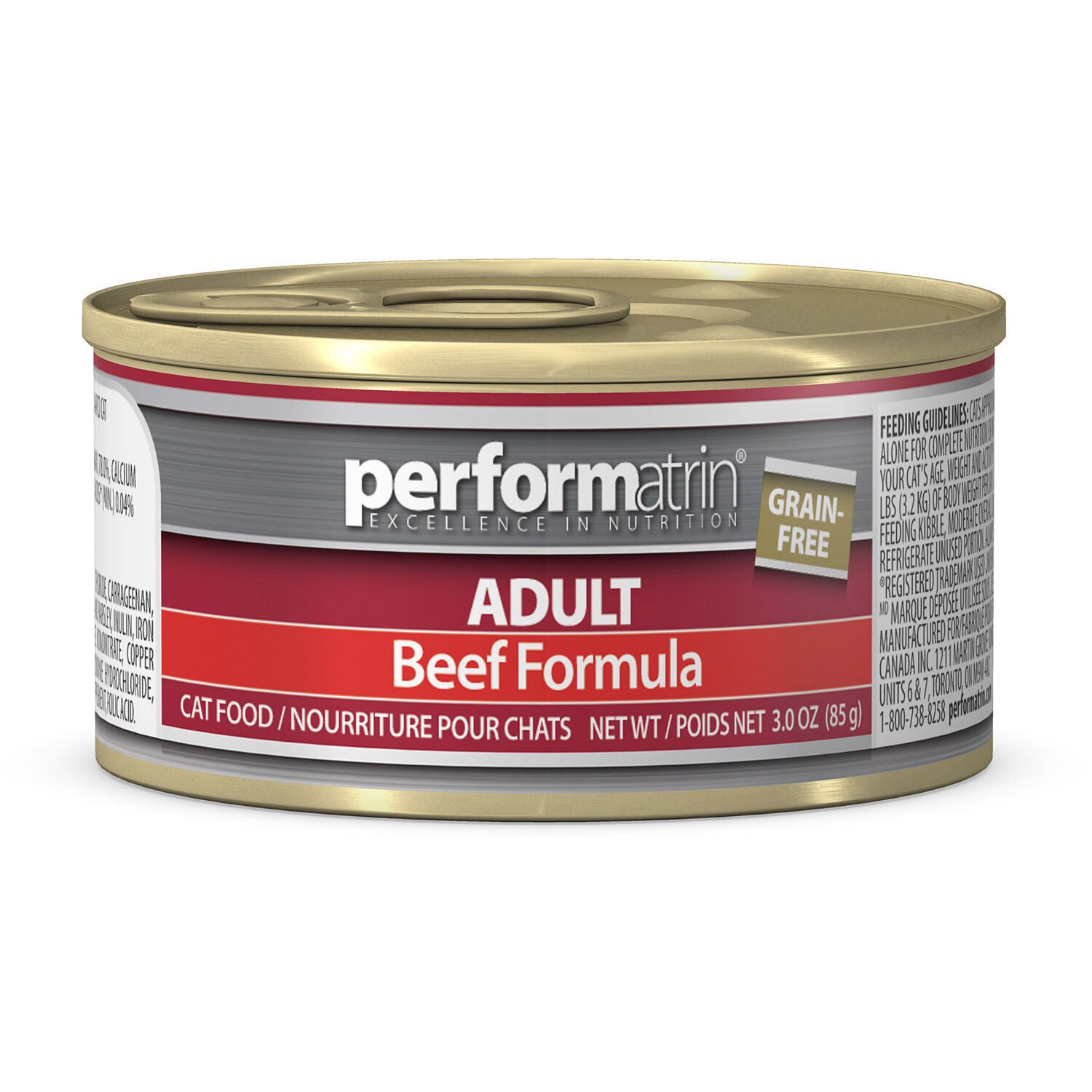 Performatrin Prime Adult Grain Free Beef Formula Wet Cat Food