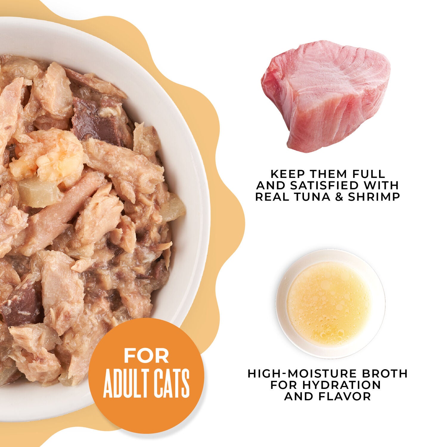 Tiki Cat Gelee Wet Cat Food, Tuna & Shrimp, 2.8 Oz. Pouch