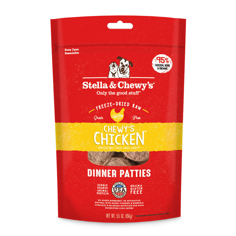 Freeze Dried Chewy'S Chicken Patties Dog Food image number 2