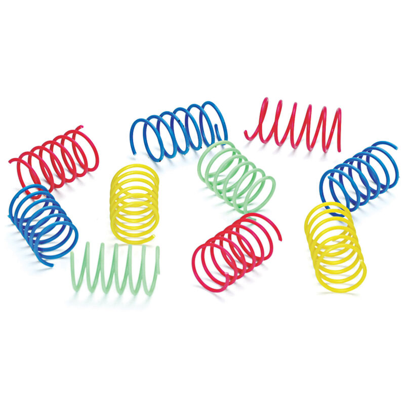 Colorful Springs Cat Toy 2" Assorted Colours