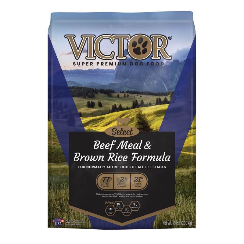 Victor Select Beef Meal & Brown Rice Dog Food image number 1