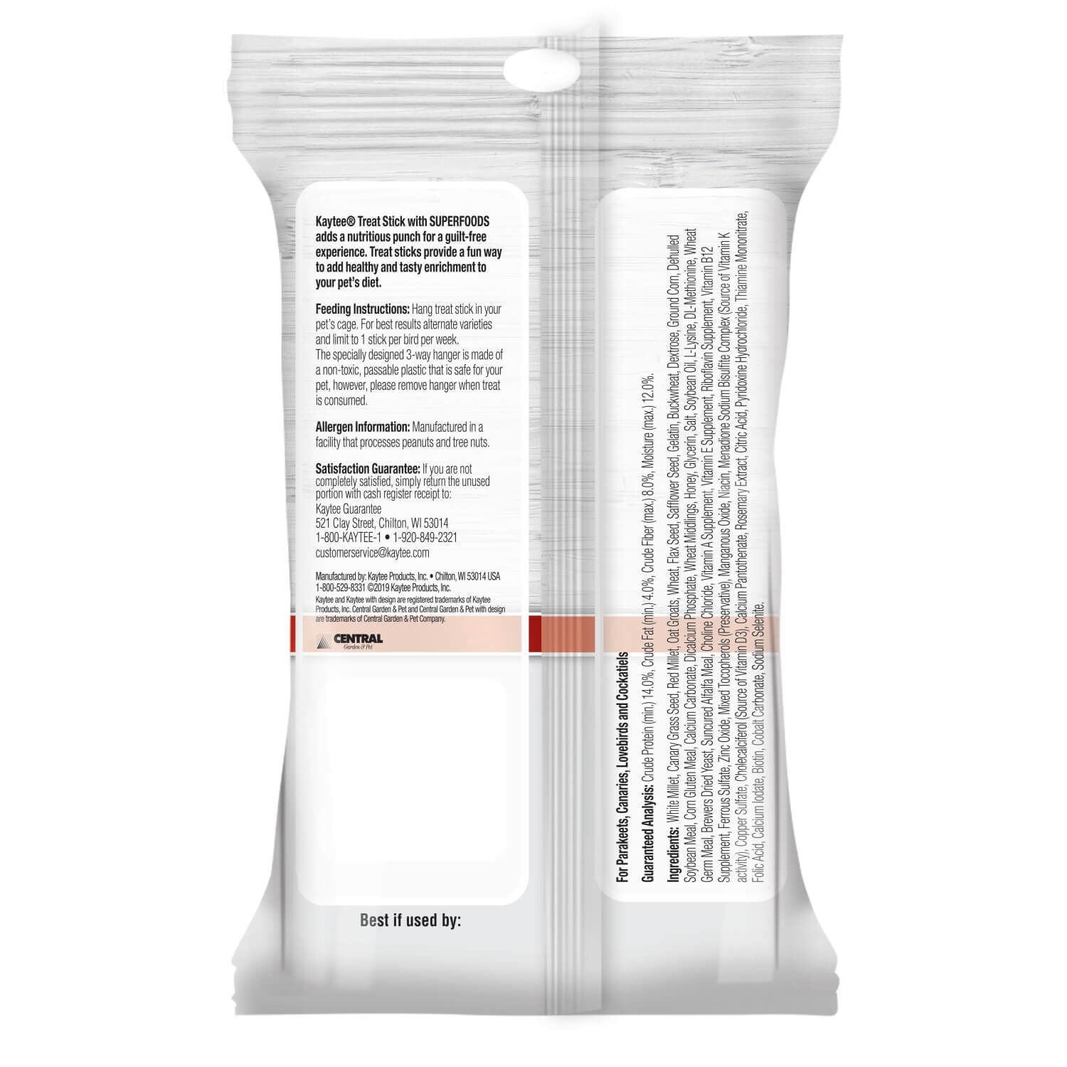 Kaytee Avian Superfood Treat Sticks, Flax