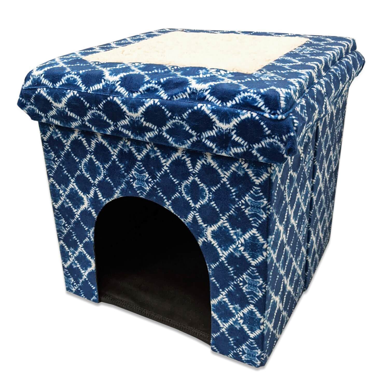 Unique Petz Cat House With Pillow Topper | Pet Supermarket