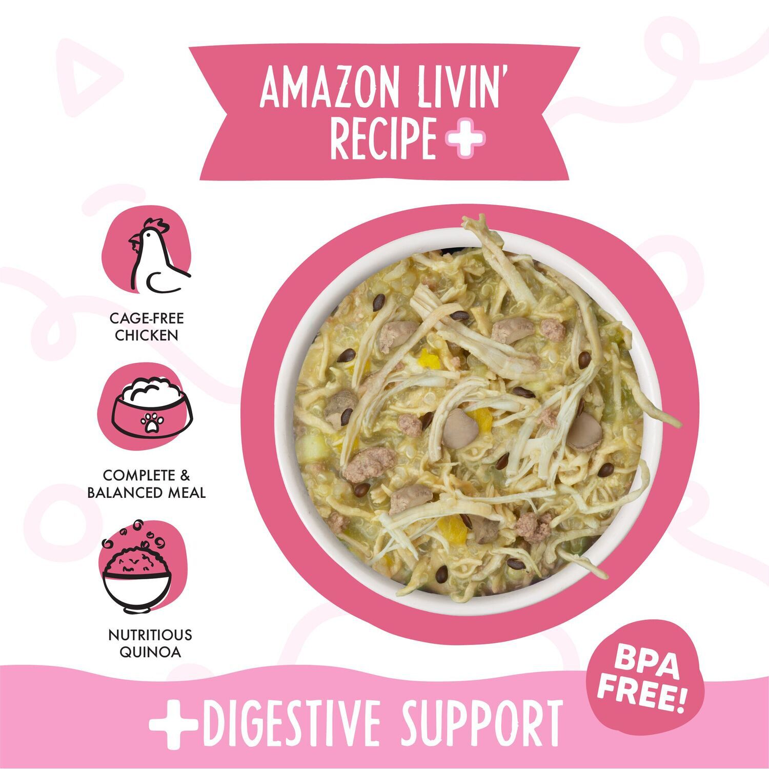  Weruva Meals 'N More Amazon Livin' Recipe Plus Digestive Support Wet Dog Food & Food Topper, 3.5-Ounce - Pack Of 12
