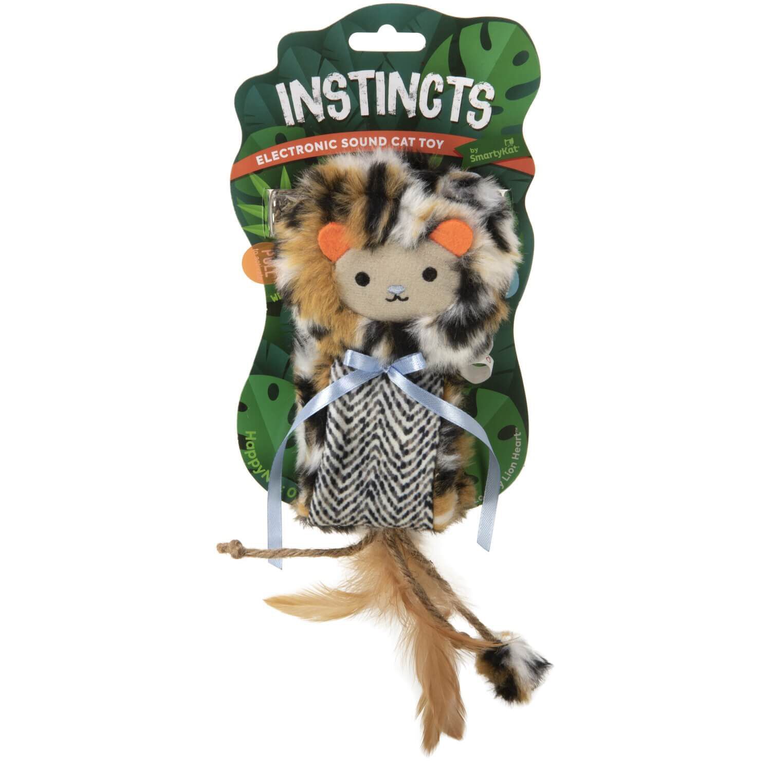 Instincts By Smartykat&reg; Love Mates Feathery Plush Happynip Silvervine & Catnip Bird Cat Toys, Set Of 2