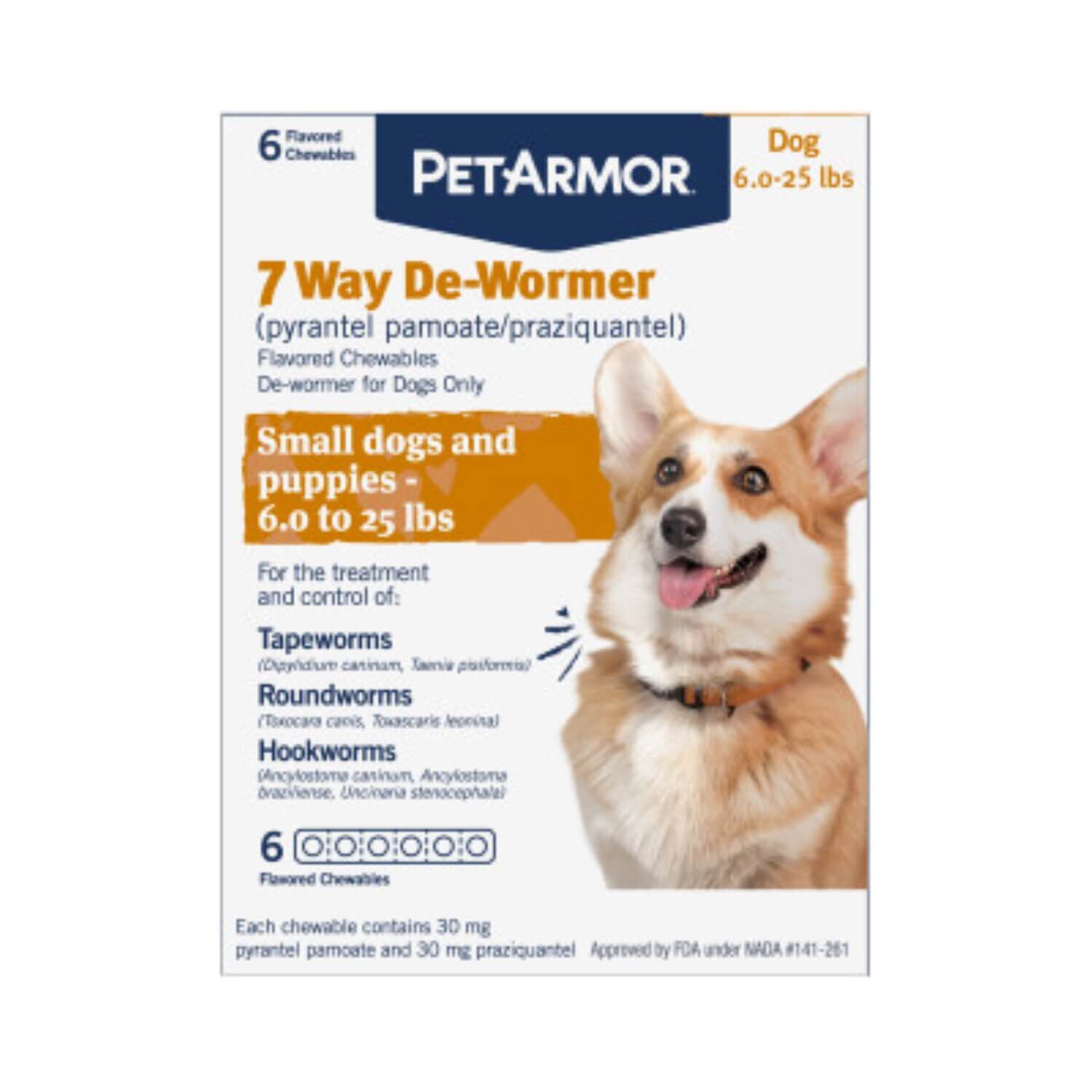 7 Way De-Wormer For Small Dogs