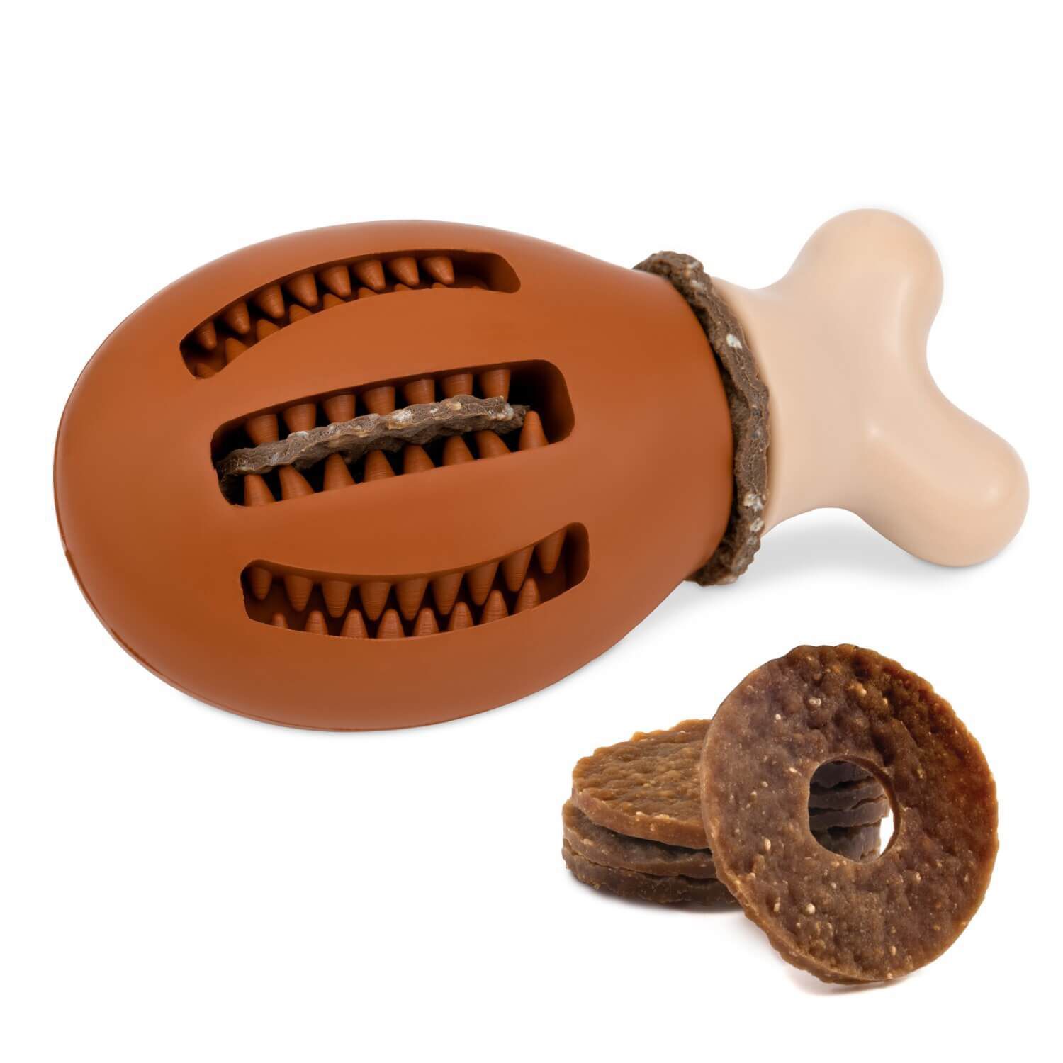 Pet Safe® Busy Buddy Chompin' Chicken Treat Dispensing Dog Toy