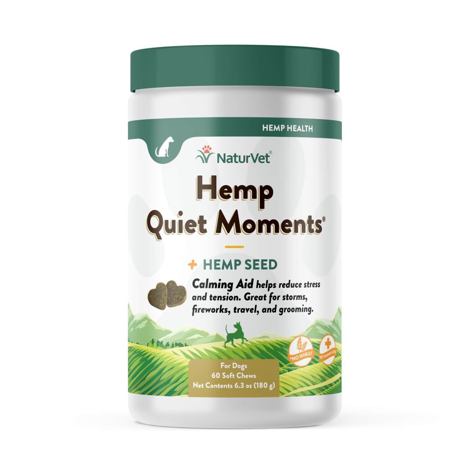 Hemp Quiet Moments Soft Chews For Dogs 60ct Pet Supermarket