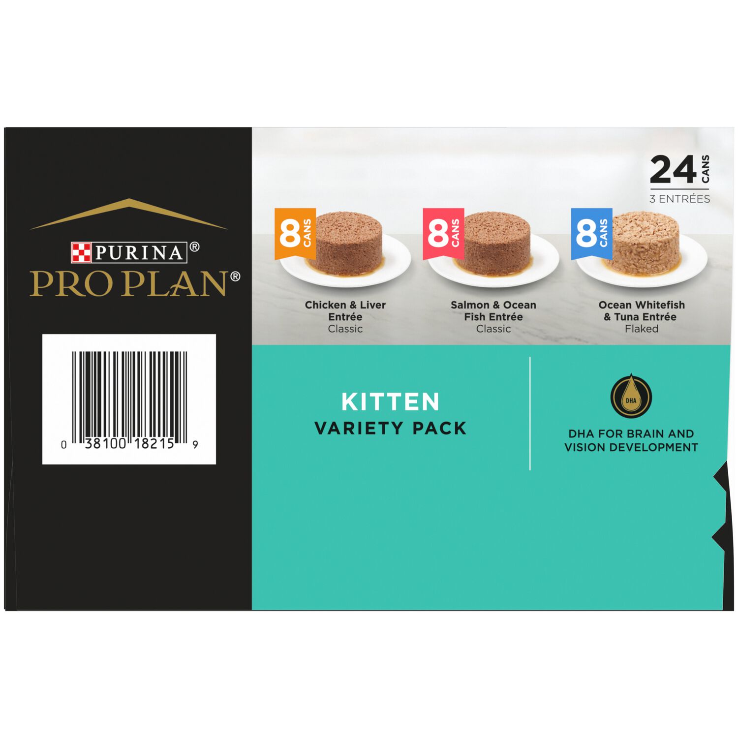 Purina Pro Plan Development Kitten Favorites Variety Pack High Protein Wet Cat Food, 3-Oz - 24 Pack