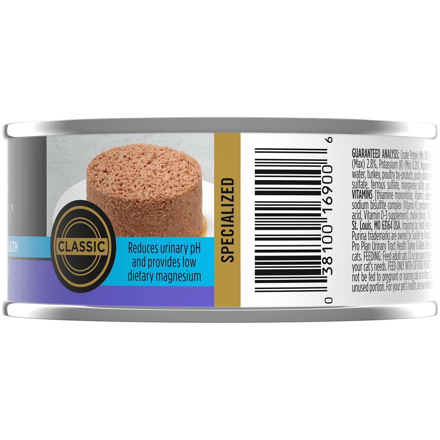 Purina Pro Plan Focus Adult Classic Urinary Tract Health Formula Turkey & Giblets Entree Cat Food
