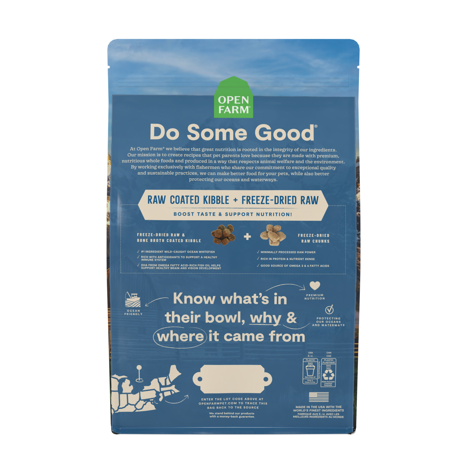 Open Farm Rawmix Puppy Grain Free Dry Dog Food Recipe, 20-Lb.