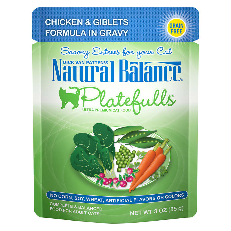 Platefulls Chicken & Giblets Formula In Gravy Cat Food image number 1