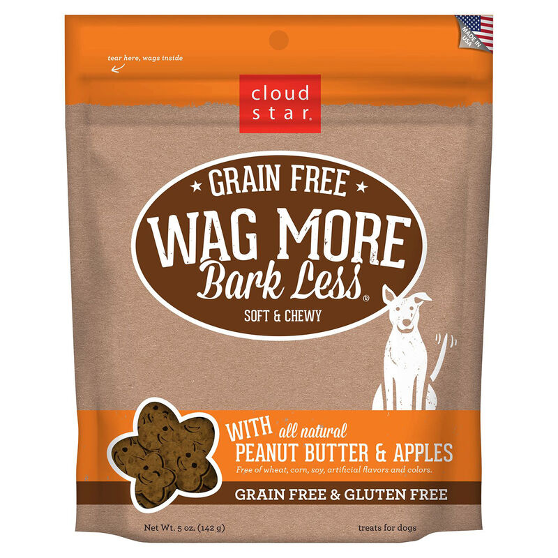 Cloud Star Grain Free Soft & Chewy With Peanut Butter & Apples Dog Treat image number 1