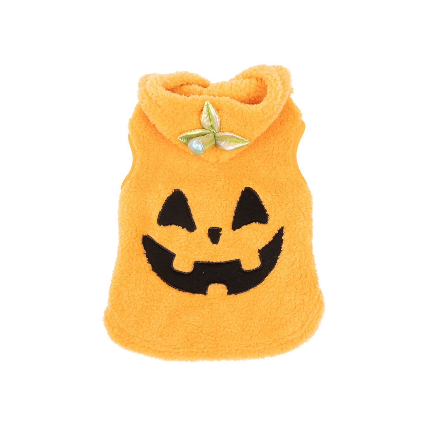 Aristopet Jack-O-Lantern Pumpkin Halloween Hoodie Dog Costume, Orange, Small