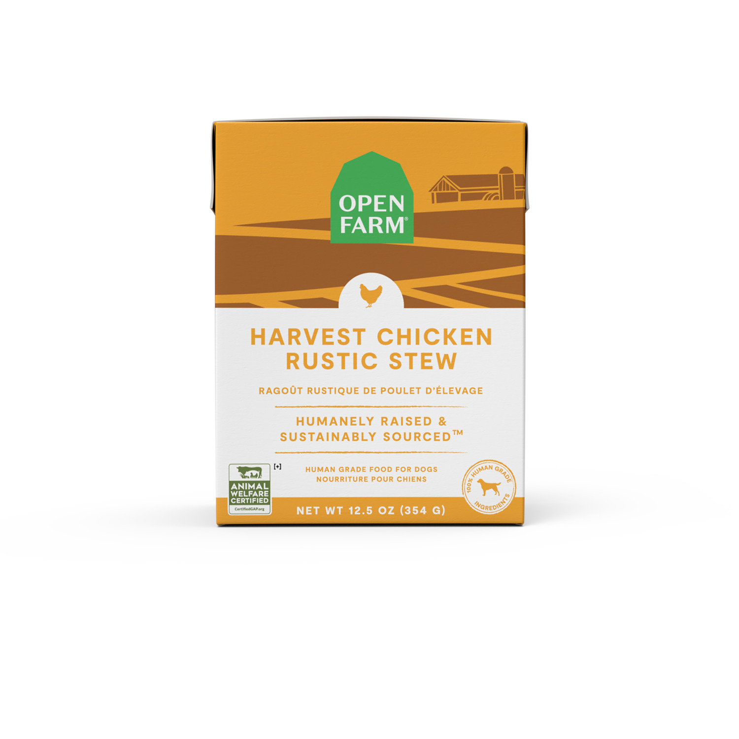 Open Farm Harvest Chicken Rustic Stew Wet Dog Food & Food Topper, 12.5Oz