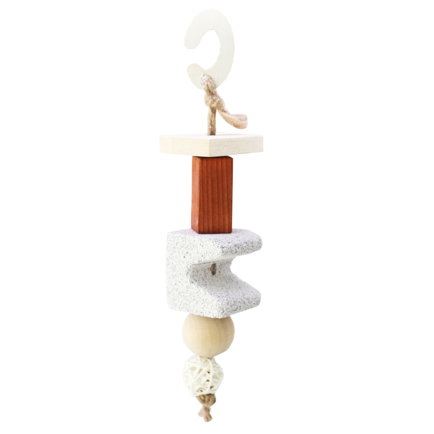 A&E Cage Nibbles Wood & Pumice Small Animal Chew Toy