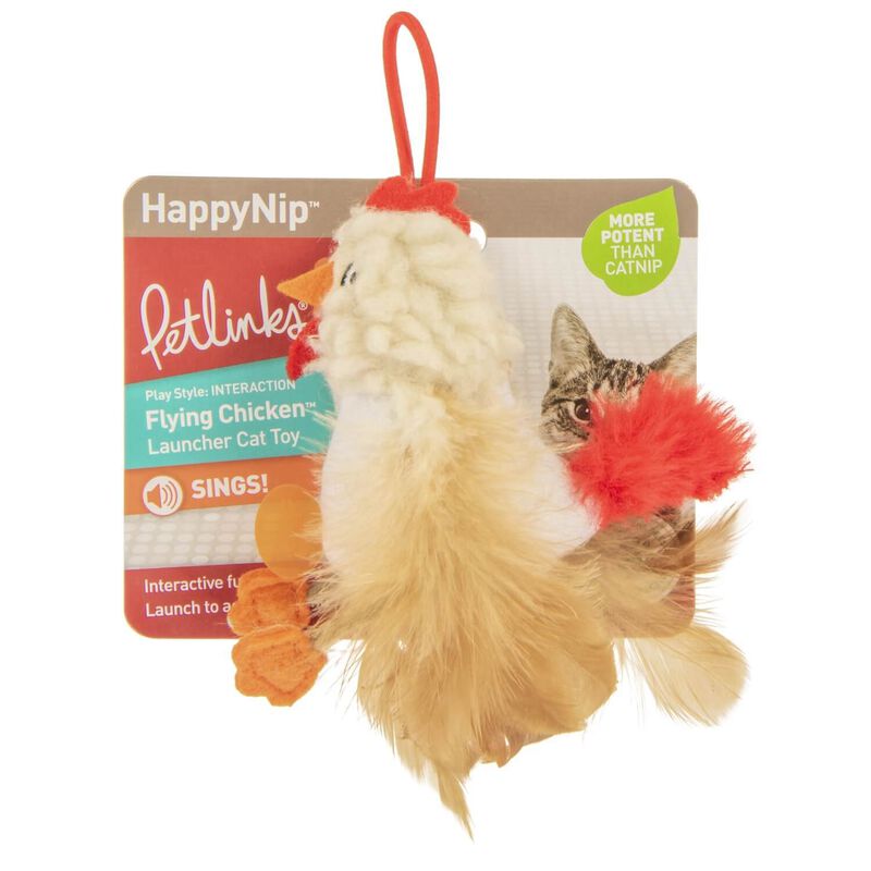 Flying Chicken Sound Launcher Cat Toy image number 1