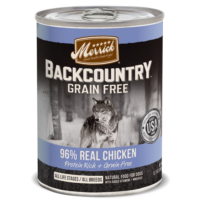Merrick Backcountry Grain Free Real Chicken Recipe Wet Dog Food