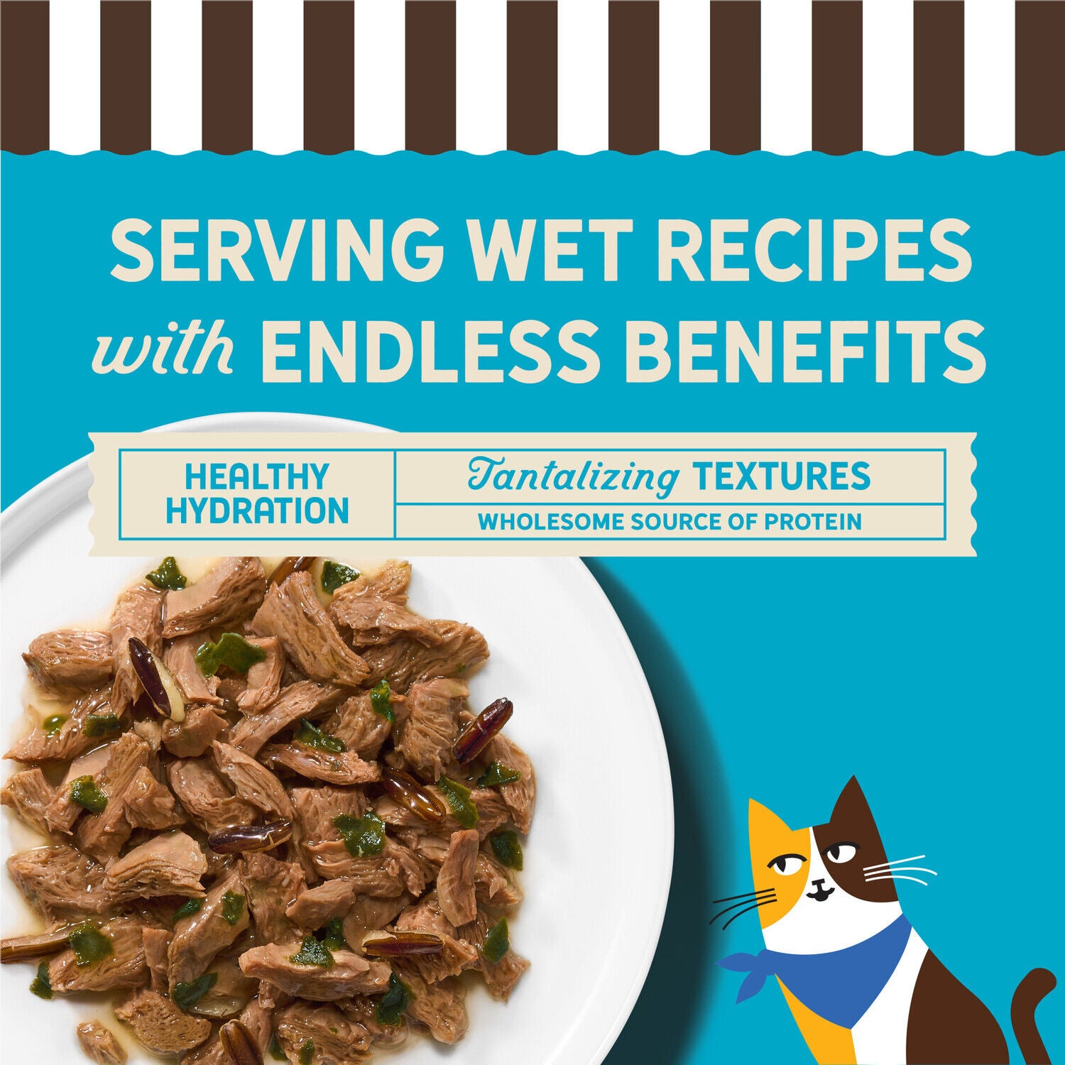 Merrick Purrfect Bistro Wild-Caught Cod, Spinach And Wild Rice Recipe Grilled Wet Adult Cat Food In Gravy, 3 Oz.