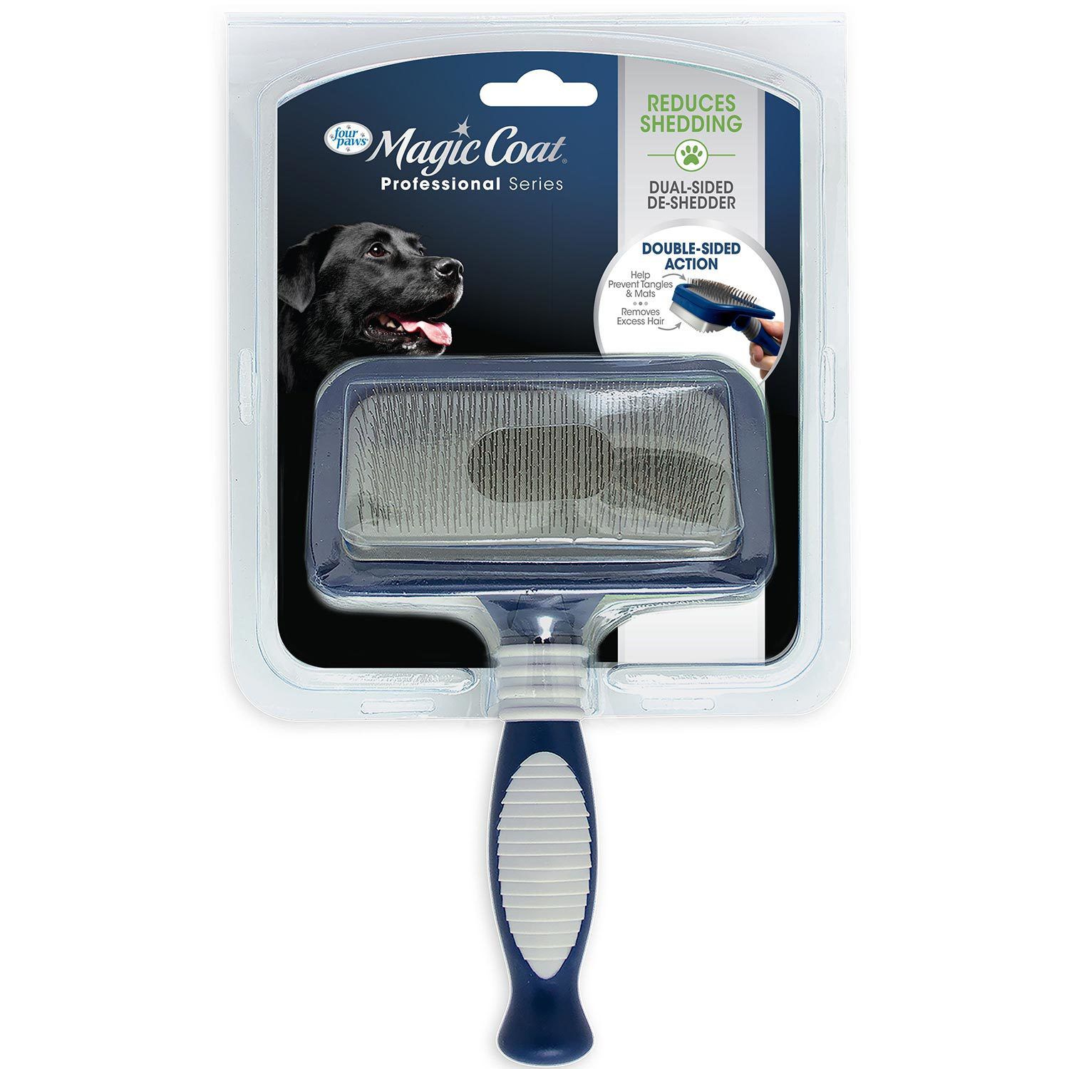 Magic Coat Professional Series Dual-Sided Deshedder For Dogs
